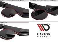 Maxton Design Heckansatz Flaps Diffusor schwarz Hochglanz - BMW M4 F82