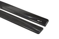 Maxton Design Side skirts extension extension black gloss - BMW M4 F82