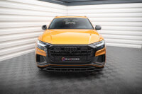 Maxton Design Front extension black gloss - Audi Q8 S-Line