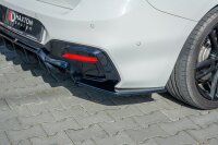 Maxton Design Rear extension Flaps diffuser black gloss - BMW 1 Series F20 Facelift M-Power