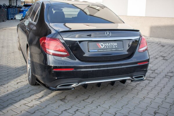 Maxton Design Spoiler Cap black gloss - Mercedes E-Class W213 AMG-Line