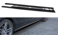 Maxton Design Side skirts extension extension black gloss - Mercedes E43 AMG / AMG-Line W213