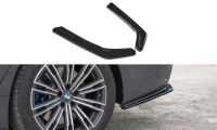 Maxton Design Heckansatz Flaps Diffusor schwarz Hochglanz - BMW 3er G20 M Paket