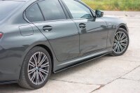 Maxton Design Seitenschweller Ansatz schwarz Hochglanz - BMW 3er G20 M Paket