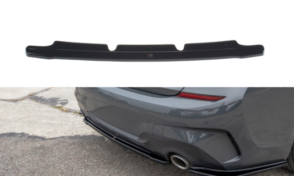 Maxton Design Middle diffuser rear extension black gloss - BMW 3 Series G20 M Package