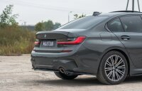 Maxton Design Middle diffuser rear extension black gloss - BMW 3 Series G20 M Package