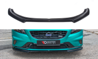 Maxton Design Front extension black gloss - Volvo V40 R-Design