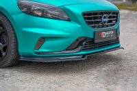 Maxton Design Frontansatz schwarz Hochglanz - Volvo V40 R-Design