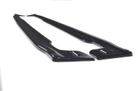 Maxton Design Side skirts extension extension black gloss - Volvo V40 R-Design