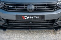 Maxton Design Front extension V.2 black gloss - VW Passat R-Line B8