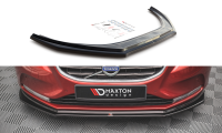 Maxton Design Front extension black gloss - Volvo V40