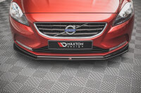 Maxton Design Frontansatz schwarz Hochglanz - Volvo V40