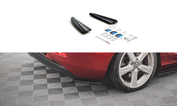 Maxton Design Heckansatz Flaps Diffusor schwarz Hochglanz - Volvo V40