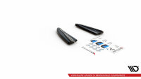Maxton Design Heckansatz Flaps Diffusor schwarz Hochglanz - Volvo V40