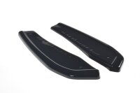 Maxton Design Heckansatz Flaps Diffusor schwarz Hochglanz - BMW X4 M-Paket G02