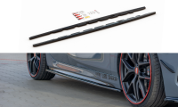 Maxton Design Side skirts extension extension V.1 black gloss - BMW 1 Series F40 M-Package/ M135i