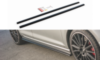 Maxton Design Side skirts extension extension V.2 black...