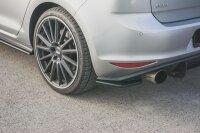 Maxton Design Heckansatz Flaps Diffusor V.2 schwarz Hochglanz - VW Golf 7 GTI