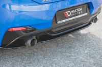 Maxton Design Middle diffuser rear extension black gloss - BMW X2 F39 M-Package