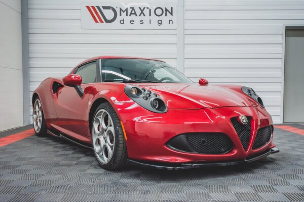 Maxton Design Frontansatz schwarz Hochglanz - Alfa Romeo 4C