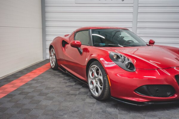 Maxton Design Seitenschweller Ansatz schwarz Hochglanz - Alfa Romeo 4C