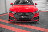 Maxton Design Frontansatz V.1 schwarz Hochglanz - Audi A7...