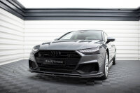 Maxton Design Frontansatz V.2 schwarz Hochglanz - Audi A7...