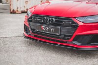 Maxton Design Frontansatz V.2 schwarz Hochglanz - Audi A7 C8 S-Line / S7 C8