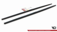 Maxton Design Side skirts extension extension black gloss - Audi A7 C8 S-Line / S7 C8