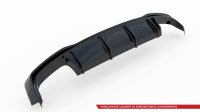 Maxton Design Diffuser rear extension black gloss - Audi S7 C8