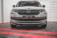 Maxton Design Front extension black gloss - Skoda Kodiaq MK1 Sportline/RS