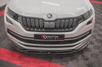 Maxton Design Front extension black gloss - Skoda Kodiaq MK1 Sportline/RS