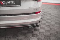 Maxton Design Heckansatz Flaps Diffusor schwarz Hochglanz - Skoda Kodiaq MK1 Sportline