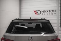 Maxton Design Spoiler Cap V.1 schwarz Hochglanz - Skoda Kodiaq MK1 Sportline/RS