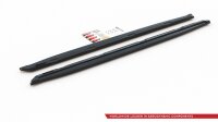 Maxton Design Side skirts extension extension black gloss...