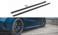 Maxton Design Side skirts extension extension V.1 black gloss - Mercedes A35 AMG / AMG-Line W177