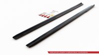 Maxton Design Side skirts extension extension V.1 black gloss - Mercedes A35 AMG / AMG-Line W177