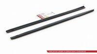 Maxton Design Side skirts extension extension V.1 black gloss - Mercedes A35 AMG / AMG-Line W177