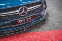 Maxton Design Front extension V.3 black gloss - Mercedes A35 AMG / AMG-Line W177