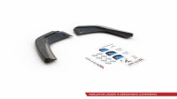 Maxton Design Heckansatz Flaps Diffusor schwarz Hochglanz - Mercedes A35 AMG Hatchback W177