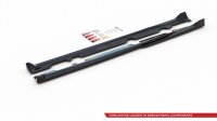 Maxton Design Side skirts extension extension V.4 black gloss - Ford Fiesta MK8 ST / ST-Line