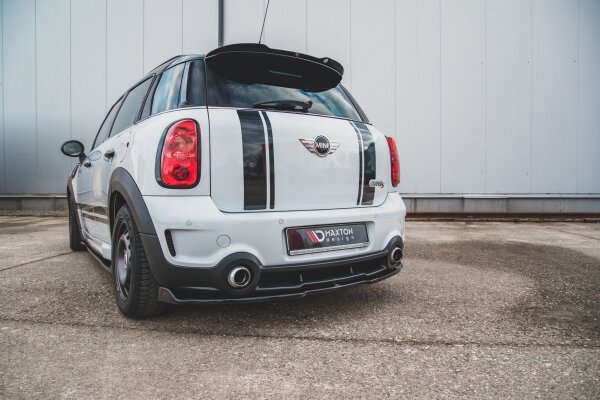 Maxton Design Spoiler Cap schwarz Hochglanz - Mini Countryman MK1 JCW