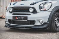 Maxton Design Front extension black gloss - Mini Countryman MK1 JCW