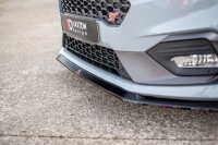 Maxton Design Front extension V.5 black gloss - Ford Fiesta MK8 ST / ST-Line