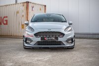 Maxton Design Front extension V.7 black gloss - Ford Fiesta MK8 ST / ST-Line