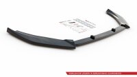 Maxton Design Front extension V.7 black gloss - Ford Fiesta MK8 ST / ST-Line