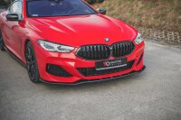 Maxton Design Front extension V.1 black gloss - BMW 8...