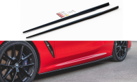 Maxton Design Side skirts extension extension black gloss...