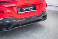 Maxton Design Middle diffuser rear extension DTM Look black gloss - BMW 8 Coupe M-Package G15