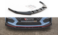 Maxton Design Front extension V.5 black gloss - Hyundai...